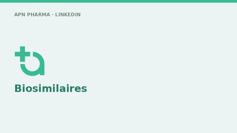 Biosimilaires : un enjeu de plus en plus stratégique à l'officine